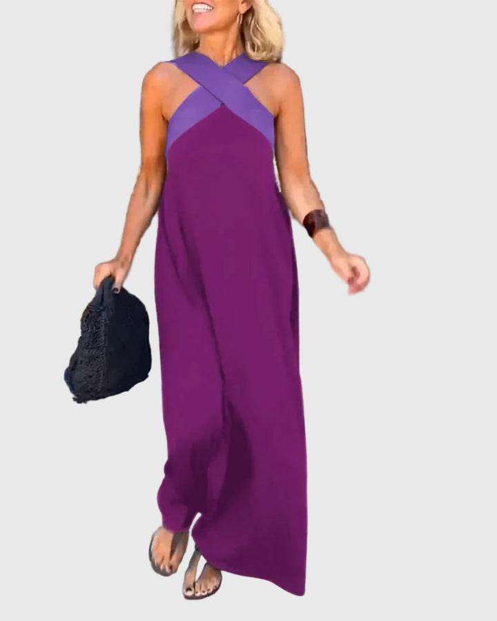 Elena | Vestido Maxi Fluido Elegante