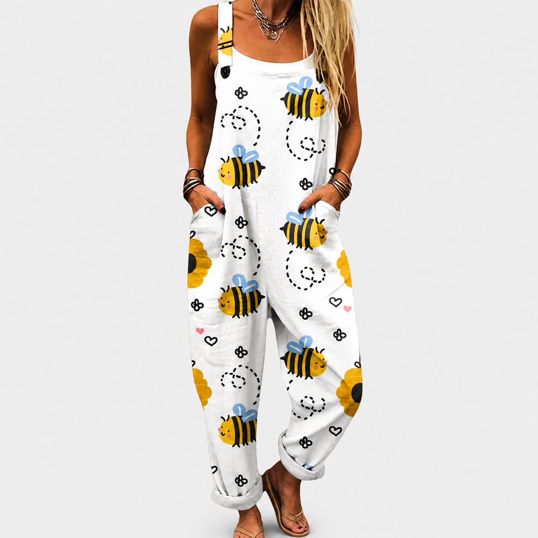 Peto Blanco con Abejas y Ovejas Alegres