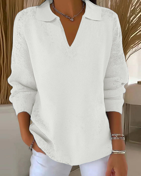 Nadia | Sweater Elegante con Cuello Suave