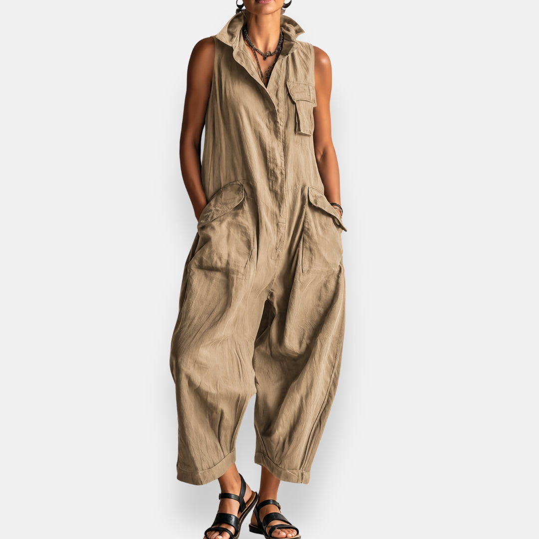 Combinaison Constance | oversize, sin mangas, cuello alto