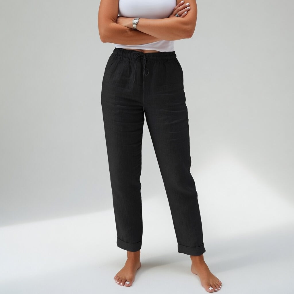 Albertine™ — Pantalón 100% algodón fluido confort natural