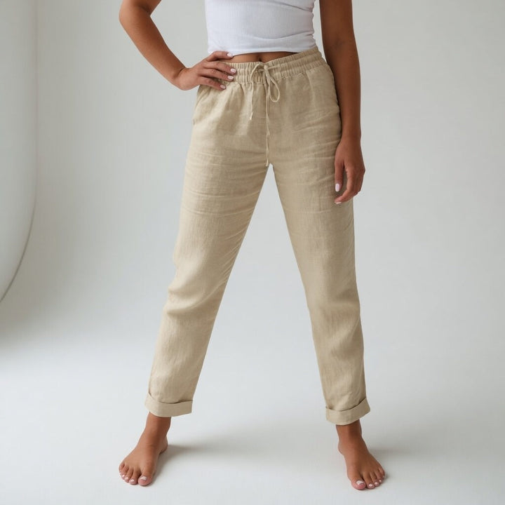 Albertine™ — Pantalón 100% algodón fluido confort natural