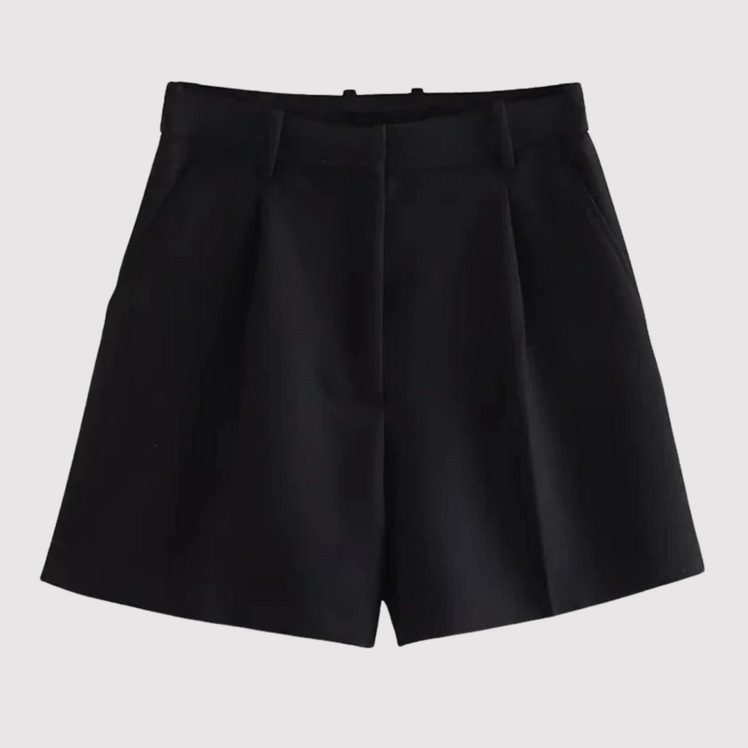 Pantalón Corto Rosa de Corte Clásico