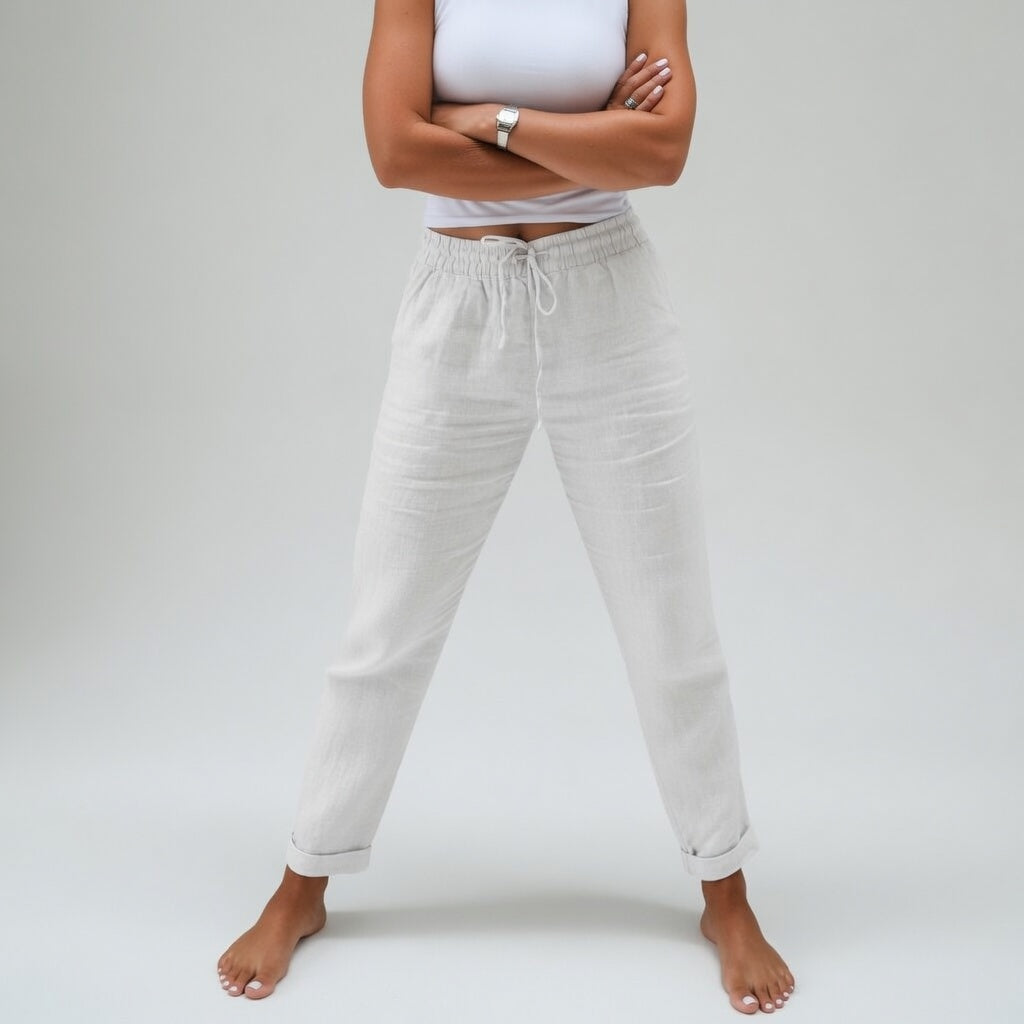 Albertine™ — Pantalón 100% algodón fluido confort natural