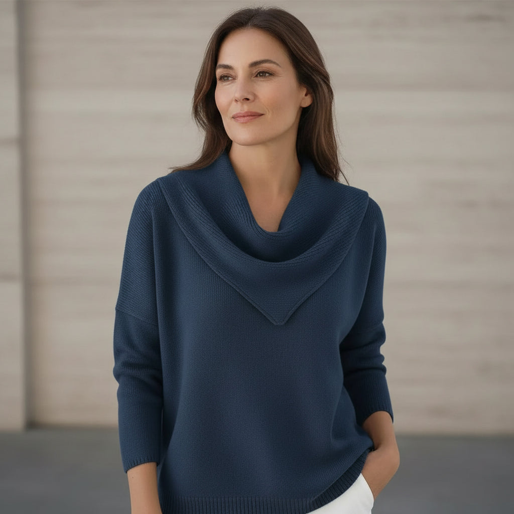 Liora | Sweater Cálido con Cuello Suave
