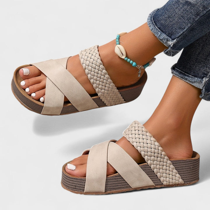 Laura - Sandalias ortopédicas de piel