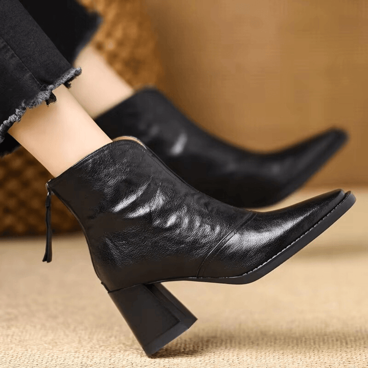 Cláudia | Botines de Lujo con Tacón Medio