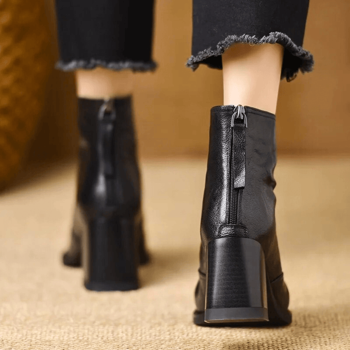 Cláudia | Botines de Lujo con Tacón Medio