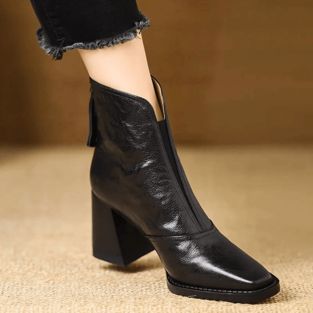Cláudia | Botines de Lujo con Tacón Medio