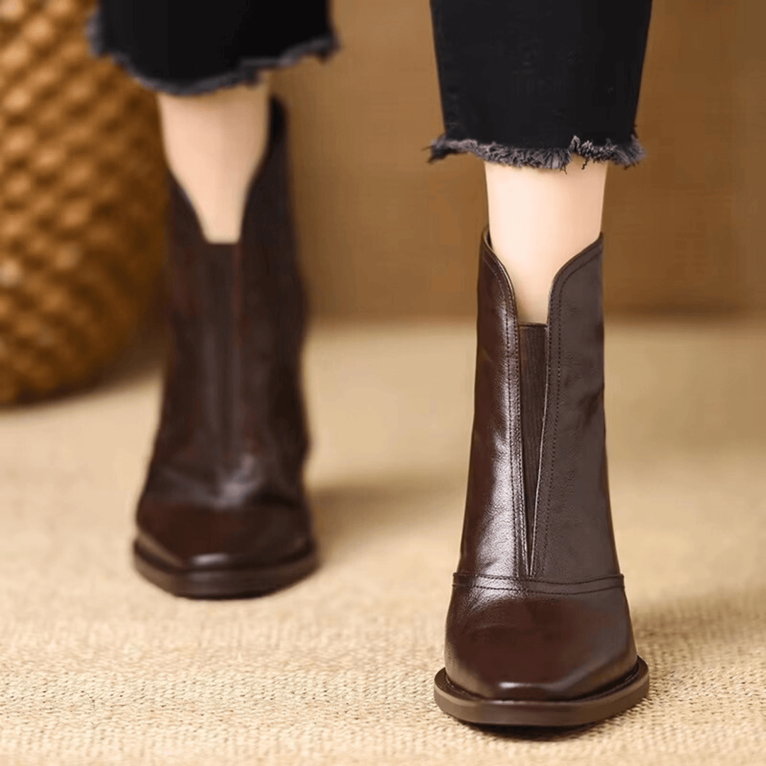 Cláudia | Botines de Lujo con Tacón Medio