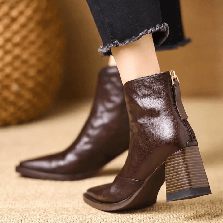 Cláudia | Botines de Lujo con Tacón Medio